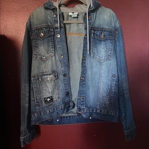 Hooded Jean Jacket